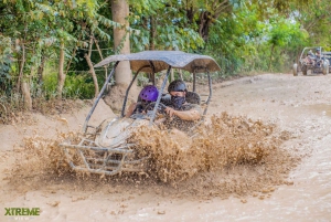 Punta cana : Off road buggy seikkailu cenote luolassa uiminen ja Beach