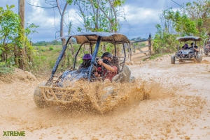 Punta cana : Aventura en buggy todoterreno con baño en cueva cenote y Playa