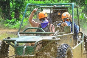 Punta cana : Off-road buggy adventure with cenote cave swim and beach