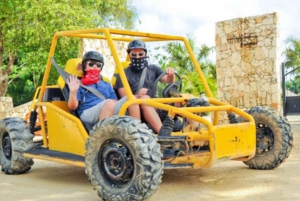 Punta cana : Off road buggy äventyr med cenote grottbad och strand