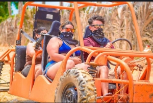 Punta cana : Aventura en buggy todoterreno con baño en cueva cenote y Playa