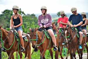 Punta Cana:Paseo en buggie ,caballo y ziplines en la selva