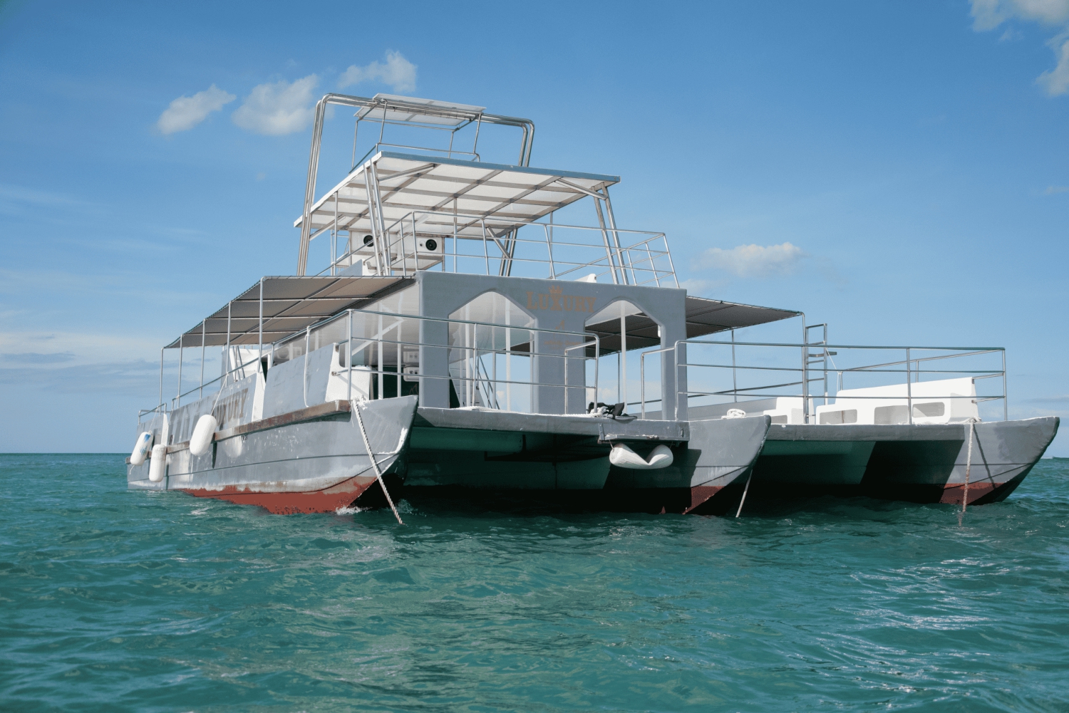 Punta Cana Private Mega Catamaran Tour with Snorkeling & Bar