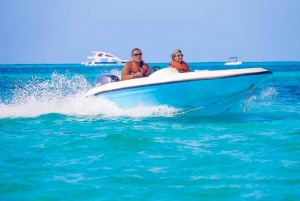 Punta Cana: Excursión en lancha rápida y snorkel por la Piscina Natural de Bávaro