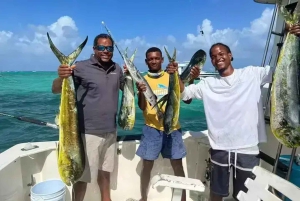 Punta Cana: viagem privada de pesca à corrica com serviço de busca