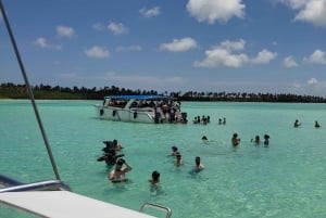 Punta Cana: Catamaran- en speedboottocht naar Saona-eiland