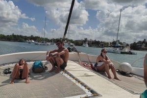 Punta Cana: Catamaran- en speedboottocht naar Saona-eiland