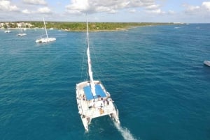 Punta Cana: Saona Eiland Catamaran Tour & Lunch Buffet