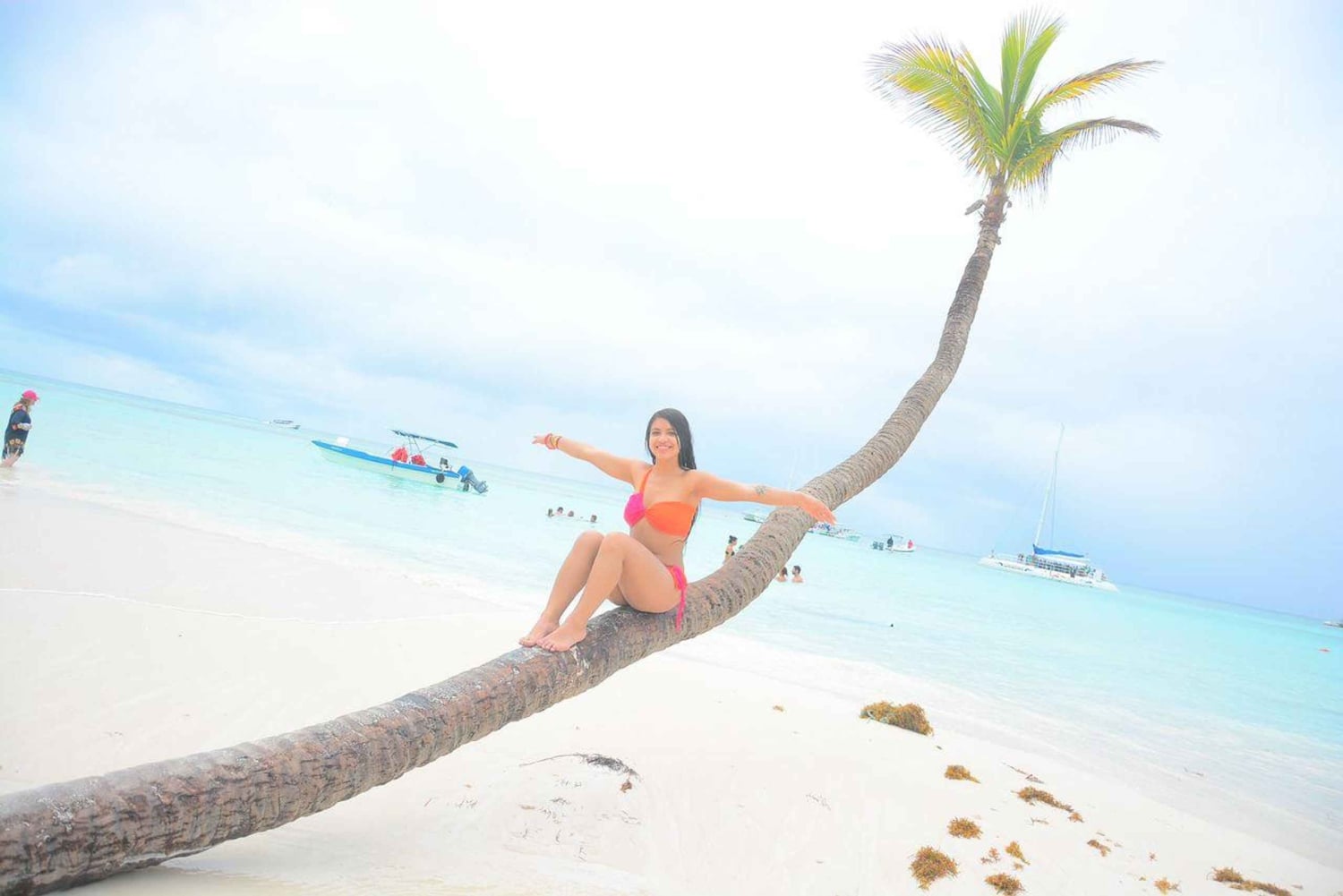 Punta Cana: Saona Island for små grupper Katamaran Open Bar