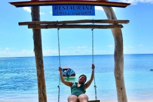 Punta Cana: Saona Island for små grupper Katamaran Open Bar