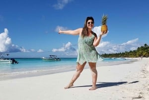 Punta Cana: Tour dell'isola di Saona di un giorno intero per piccoli gruppi