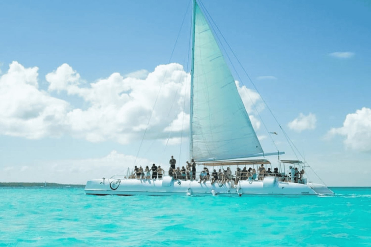 Punta Cana: Ilha Saona com comida e bebida num catamarã