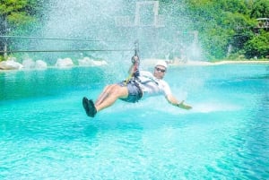 Punta Cana: Scape Parkin sisäänpääsy cenoteen, köysiratoihin ja luoliin