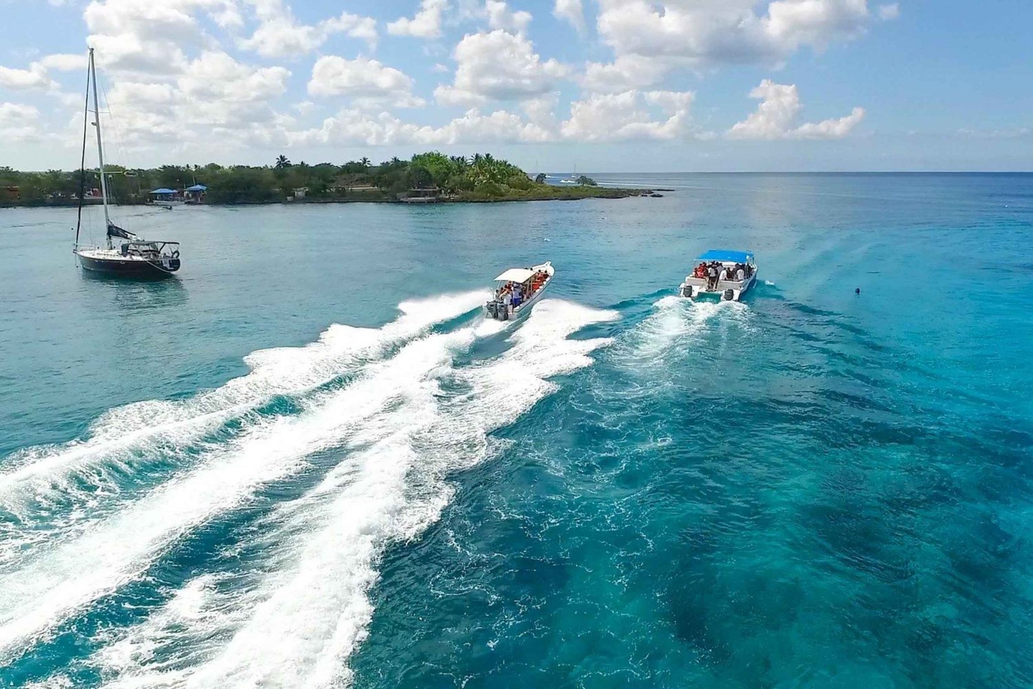 Punta Cana: Hurtigbåteventyr med snorkling