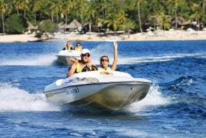 Punta Cana: Speedboat- und Schnorcheltour mit Abholung vom Hotel