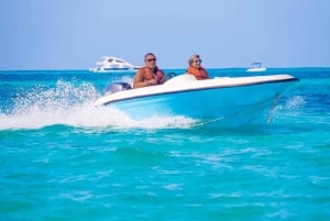 Punta Cana: Hurtigbåt- og snorkeltur med henting på hotellet