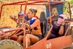 Punta Cana : Visite d'une demi-journée en buggy à la campagne et à la plage de Macao