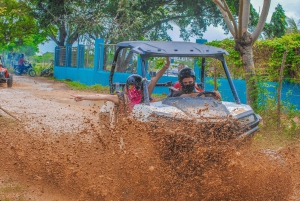 O BUGGY SELVAGEM DE PUNTA CANA QUEBRA A TRILHA COM A PROTEÇÃO DE EXTRAMAS