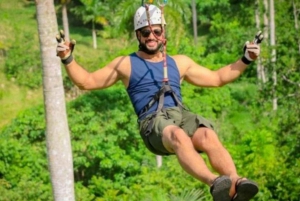 Punta Cana: Zip Line Adventure with Suspension Bridge