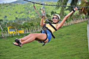 Punta Cana: Zip Line-eventyr med hængebro