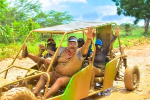 Dune Buggy dans la jungle, plage de Macao et grand cenote