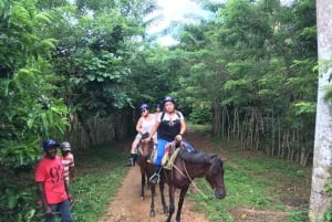 Samana, Ballenas, Cayo Levantado, équitation