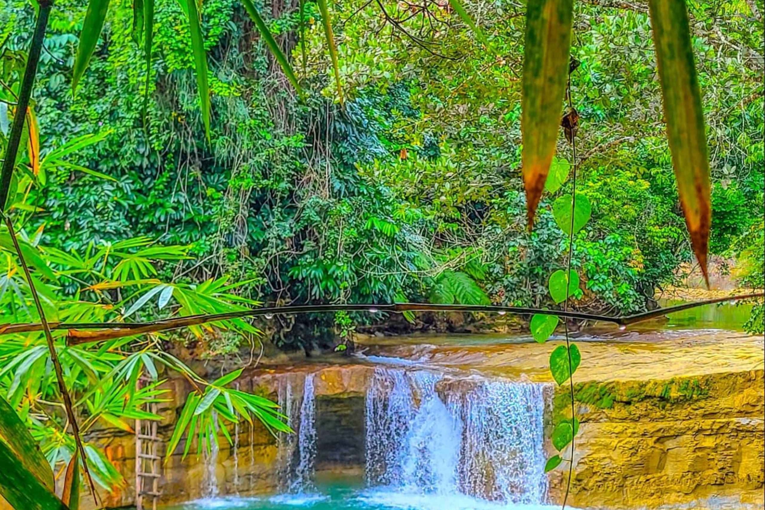 Samaná: Tagestour zu den Yanigua-Wasserfällen mit der Fähre und Mittagessen