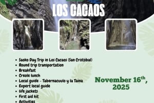 San Cristobal: Los Cacaos Waterfalls Tour with Meals