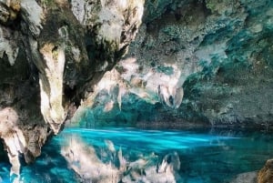 Santo Domingo: paddleboarden, Los Tres Ojos, strand en lunch