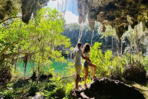 Santo Domingo: paddleboarden, Los Tres Ojos, strand en lunch