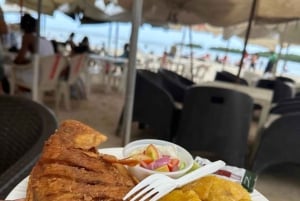 Santo Domingo: paddleboarden, Los Tres Ojos, strand en lunch