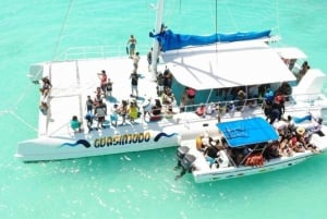 Esperienza di catamarano sull'isola di Saona con pranzo da punta cana