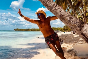 Saona-eiland Hele dag Catamarán Eten en drinken inbegrepen