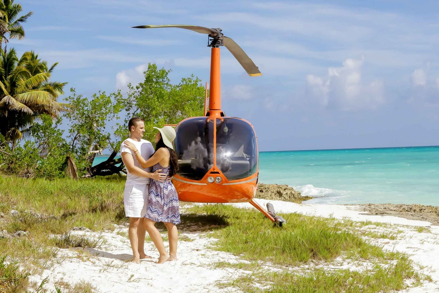 Saona Island: Luxury Helicopter Excursion with Lunch