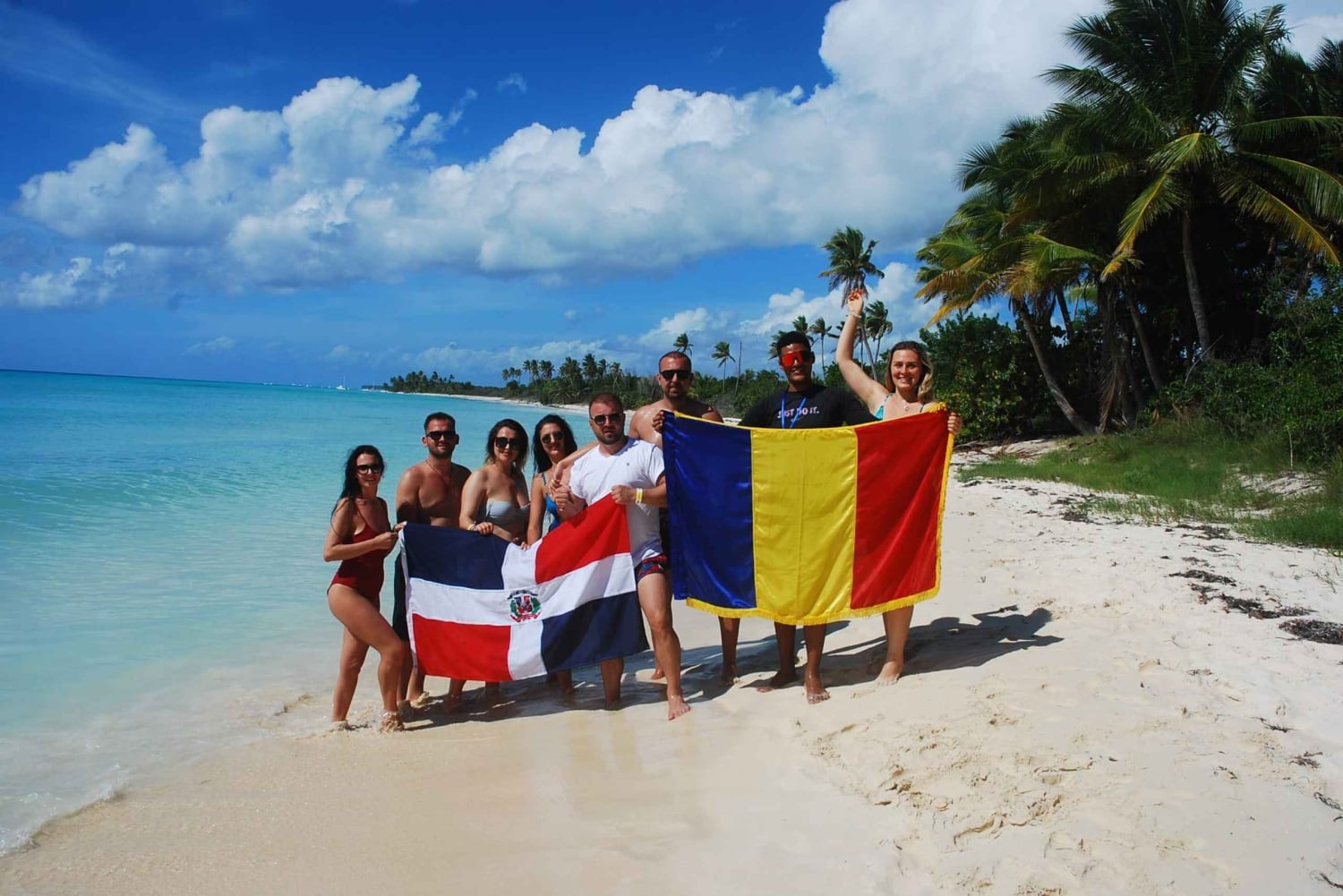 Clube de praia privado na Ilha Saona com almoço