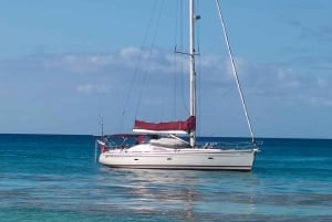 Saona-øya: privat yacht-tur med lunsj og henting