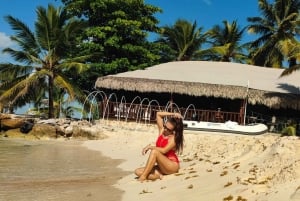 Saona-øya: privat yacht-tur med lunsj og henting