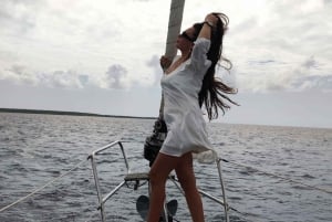 Saona-øya: privat yacht-tur med lunsj og henting