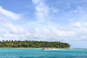 Tour dell'isola di Saona tutto compreso in motoscafo e catamarano