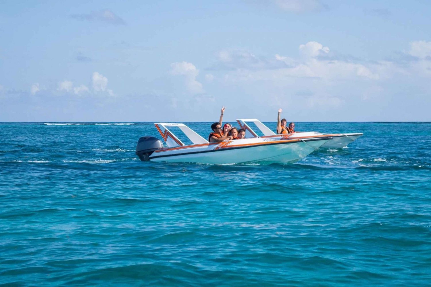 Schnellboot und Schnorcheln in Punta Cana