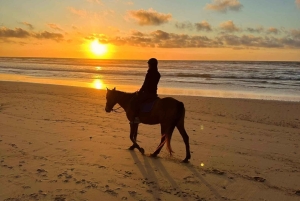 Sunset on Horseback at El Limón Beach