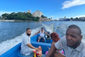 A aventura do passeio de barco em Santo Domingo