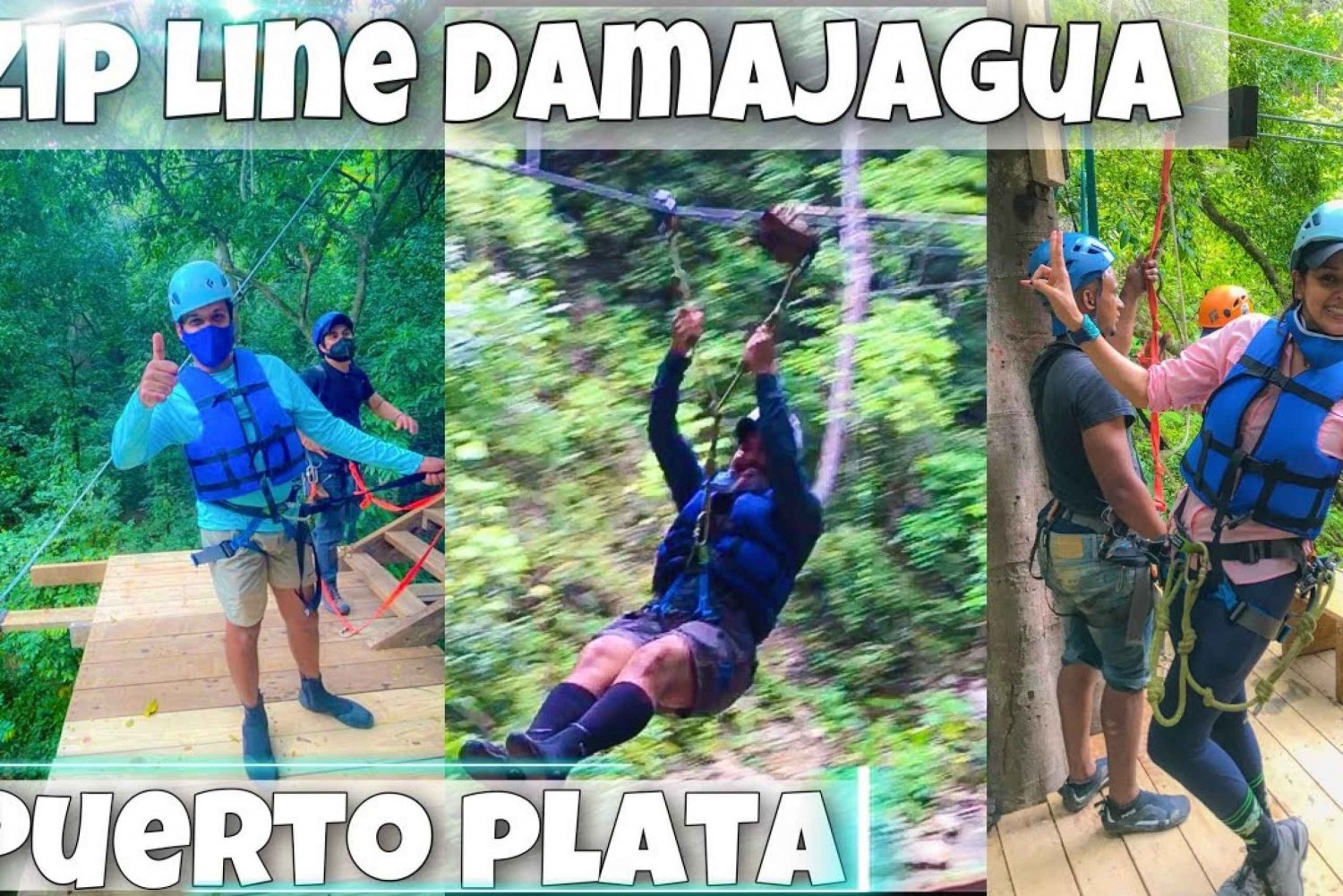 Cascate con zip line e pranzo + Pick up