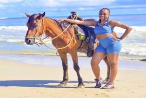 Wild horseback ride in Punta Cana