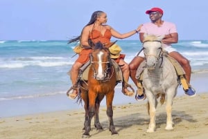 Wild horseback ride in Punta Cana