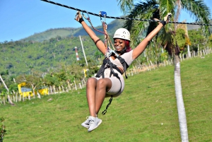 Zip line excursion with buggy ride