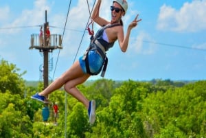 Zip Line Playa Esmeralda With Redonda Mountain