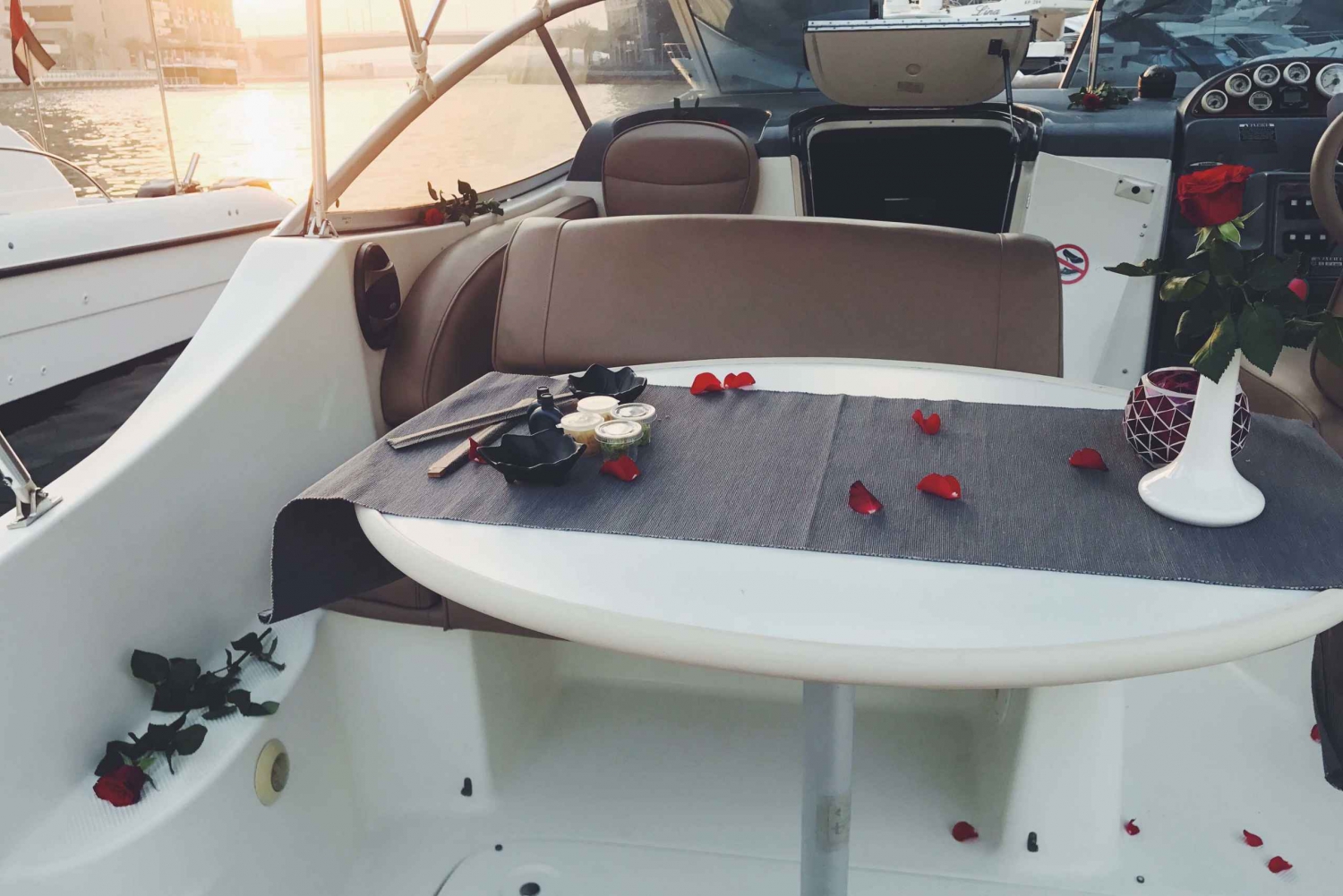 2-Hour Romantic Sunset Cruise with Sushi and Drinks