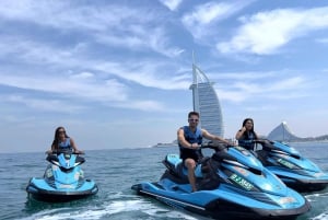 Combo: 30-Min Jet Ski to Burj Al Arab & Solo Parasailing