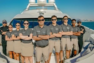 Dubai: Sunseeker Superyacht VIP Dinner, Drinks & Live DJ